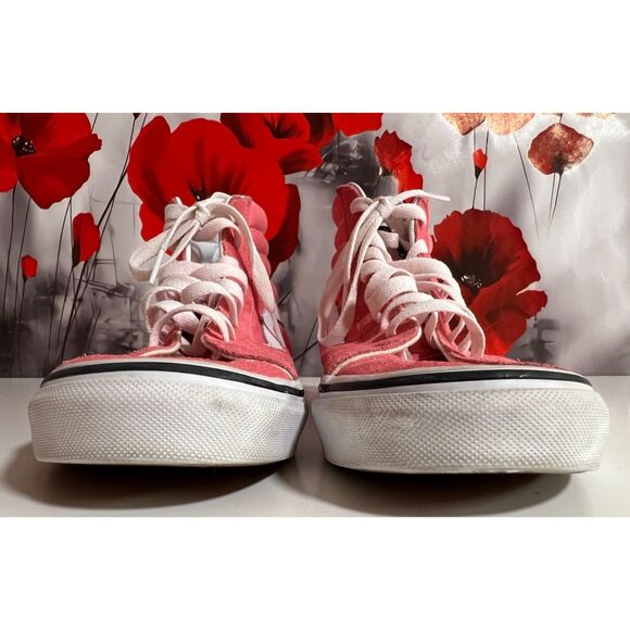 Vans SK8 high tops in pink & white. Size 7(M); 8.5(W) - Picture 2 of 8